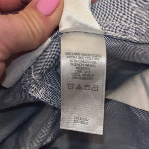 Liz Claiborne Audra size 14 chambray stretchy cuffed capris - Picture 11 of 11